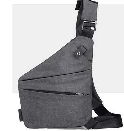 DIENQI Anti-diefstal Mannen Borst Tas Waterdichte Borst Pakken Reizen Persoonlijke Zak Tactische Mannelijke Sling Bag Borst Cross body tas Pauch