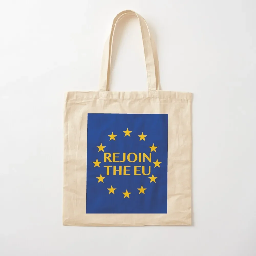 

Rejoin the EU Brexit Tote Bag eco pack tote bag men's Canvas shoulder bag Women's bags