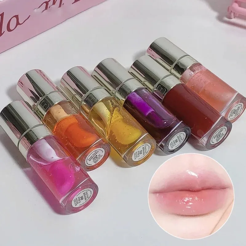 Clear Jelly Violet Lip Gloss Crystal Moisturizing Glossy Lip Oil Mirror waterproof Plumper Lipgloss nutriente Plant Extract Care