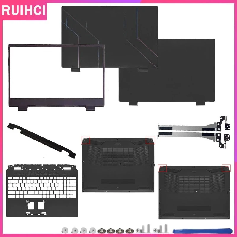 

New New Laptop LCD Back Cover Front Bezel keyboard Palmrest Bottom Case Hinge For Nitro 5 AN515-46 AN515-58 AN515-58G N22C1