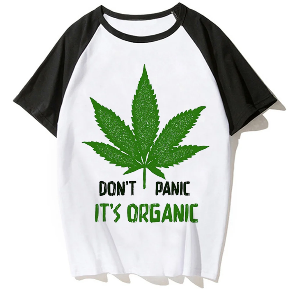 Weed t-shirts women designer comic graphic tshirt female graphic anime clothes