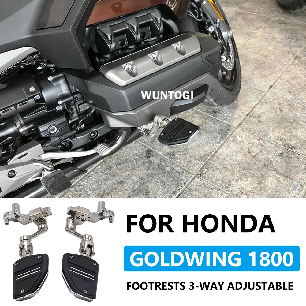 

Goldwing 1800 Footrests Motorcycle Highway Peg Mounts For Honda Gold wing GL 1800 Tour DCT F6B Motorcycle 3-way Adjustable