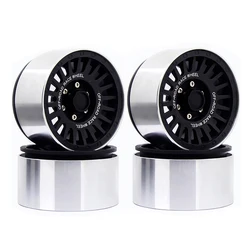 1/4PCS 1/10 RC Rock Crawler Aluminum 2.2 Beadlock Wheel Rims for Axial SCX10 RR10 G53 Traxxas TRX4 TRX6 RR10