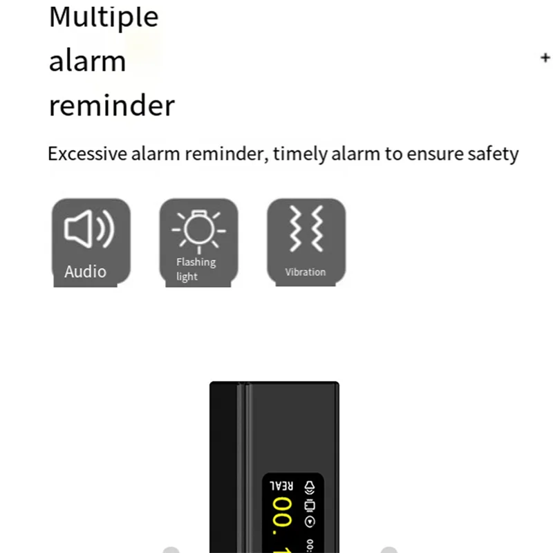 

Popular Nuclear Radiation Detector Geiger Counter Sewage Discharge Monitoring Personal Radiation Dose Alarm Instrument Black Rep