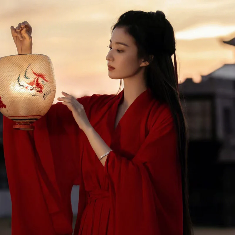 Ancient Traditional Hanfu Dress Song Dynasty Lady Fairy Cosplay Clothes Oriental Ancient Princess Suit Folk Costume Dance Wear
