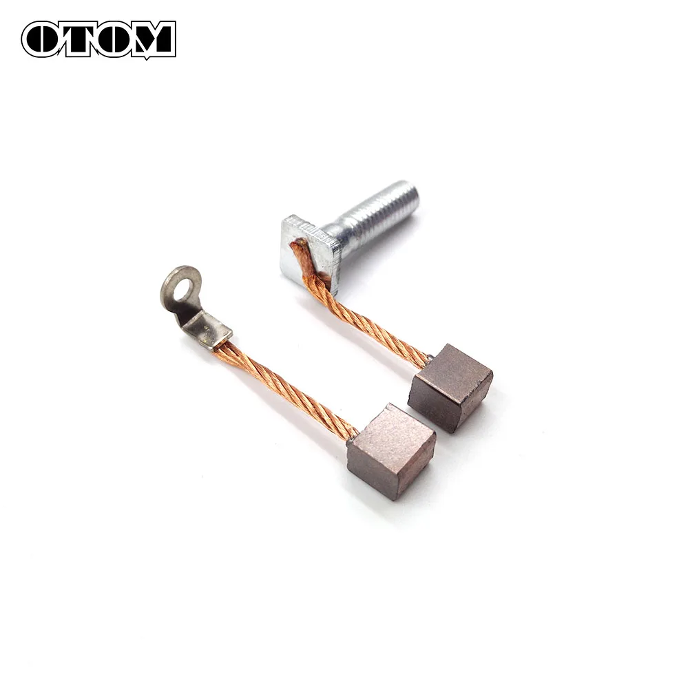 OTOM 2017 Motorcycle Starter Motor Repair Carbon Brush Terminal Kit For HONDA CRF250X CBR TRX CRF230F NX250 TRX500 VFR Off-road