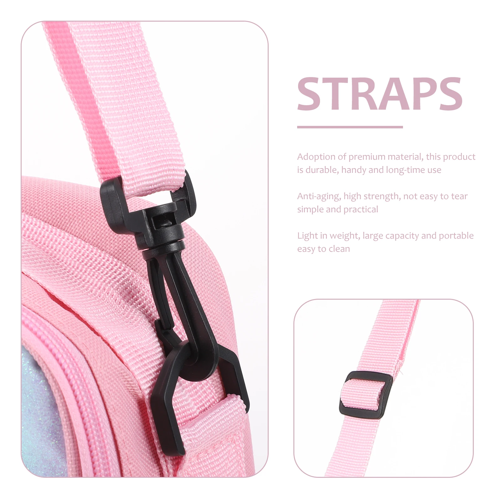 

1pc Lightweight Large Capacity Insulated Lunch Bag Portable Storage Pouch Leakproof Polyester Food Container Outdoor