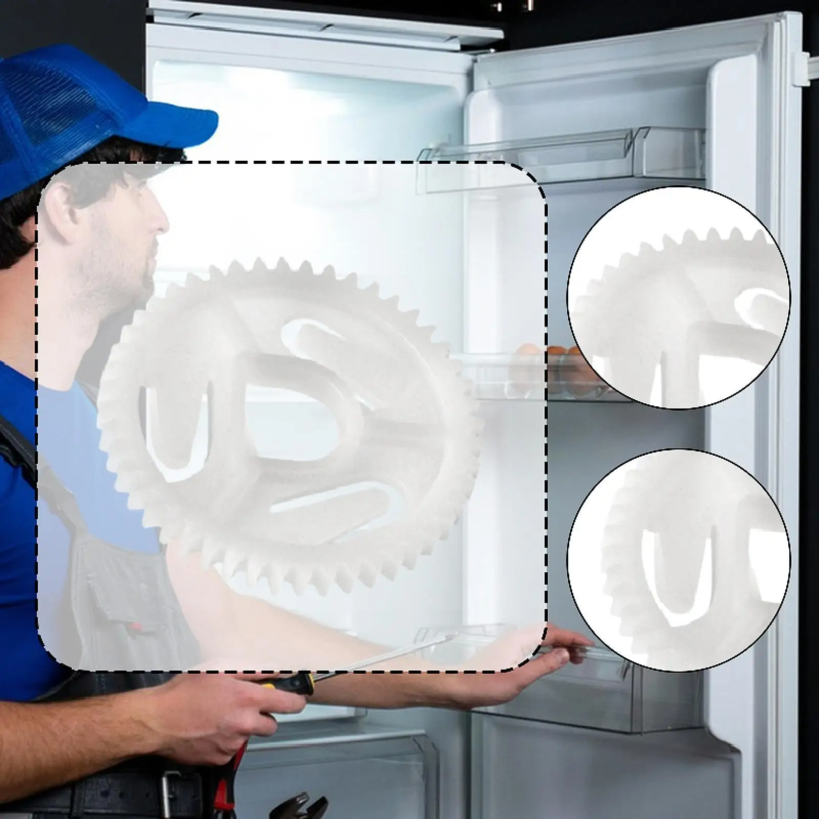 5304469403 Engranaje impulsor para máquina de hielo Fácil instalación Profesional resistente