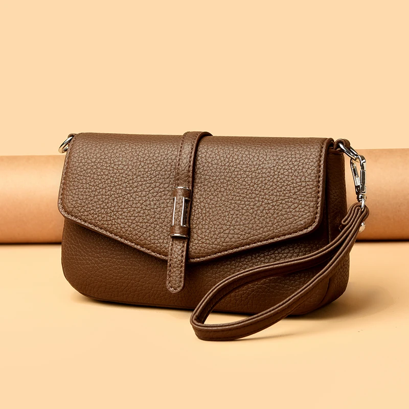 女性用ソフトレザーハンドバッグ,ショルダーストラップ付き,有名ブランド,デザイナー,高品質,新コレクション2024