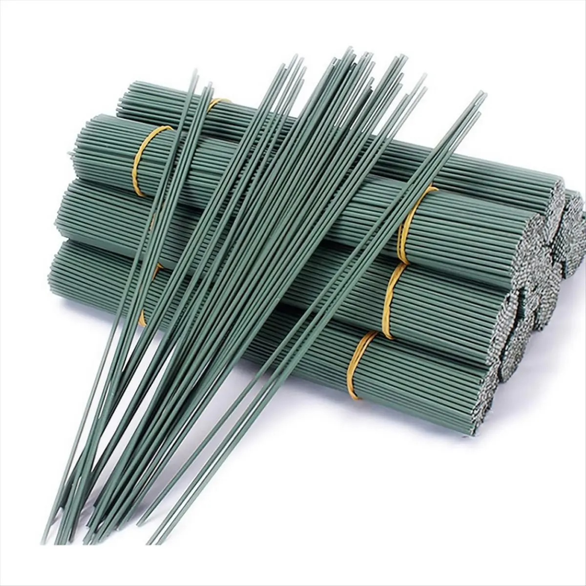 A20I 100Pcs 14Gauge Iron Wire Sticks for DIY Floral and Craft Projects, 12Inch