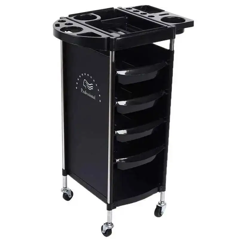 Hairdressing Delivery Salon Trolley Makeup Tool Rack Cosmetology Salon Trolley Beauty Cleaning Muebles Para Spa Furniture Fg19