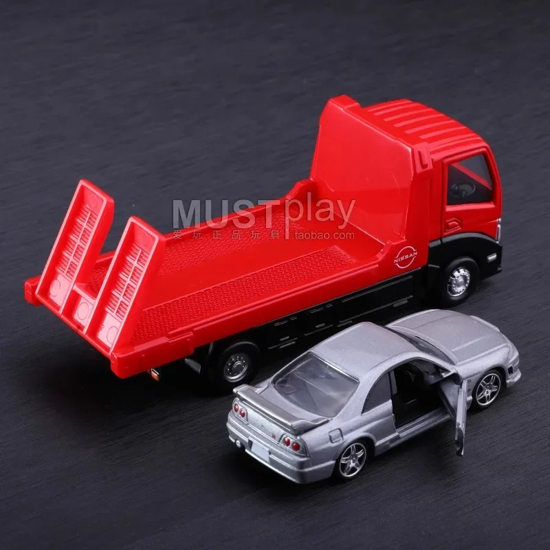 Takara Tomie Premium Transporter Nissan Gtr R33 Auto Legering Motorvoertuig Diecast Metalen Model Kids Speelgoed Voor Kinderen Jongen