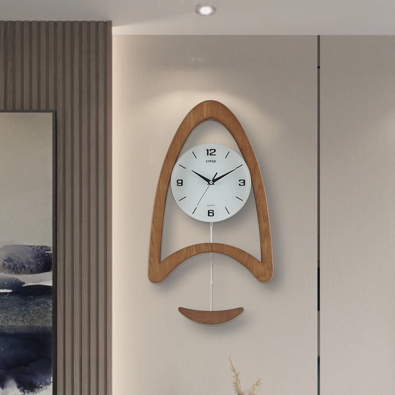 

Smooth Sailing Clock Modern Minimalist Wall Clock Living Room Light Luxury Creative Home Fashion Clock Atmospheric Mute