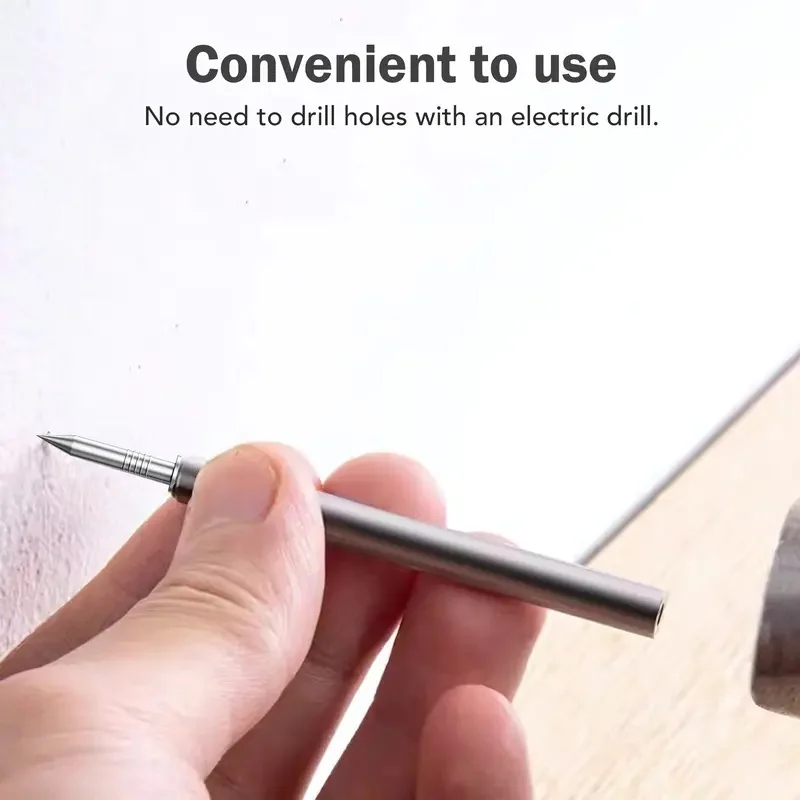 Double-Headed Wall Nails Skirting Thread Seamless Nail Invisible Safety Screw for Boards Cement Metal Nail Wood No Trace Fixator