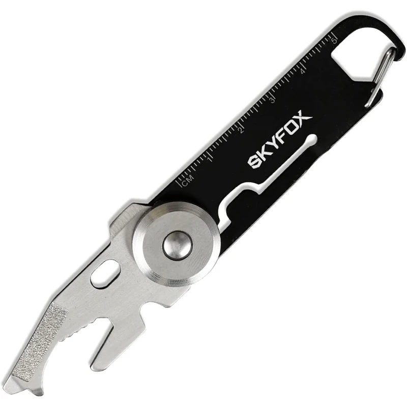 

Multi-Function Carabiner Clip Keychain Mini Bottle Opener Wrench Screw Driver for Hiking Camping Travel Adventure Bicycle Tools