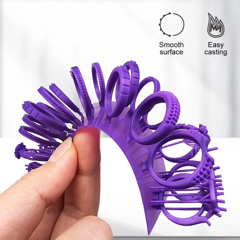1KG PIC100 X Jewelry Direct Casting Photopolymer, High Precision 3D Printing Resin for Lost Wax Casting