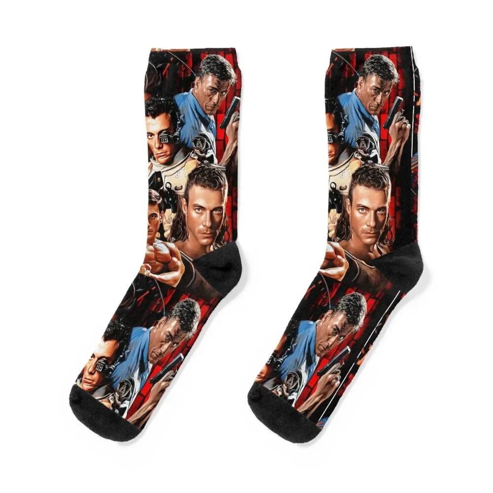 

Jean Claude Van Damme Socks FASHION sheer new year aesthetic Socks Female Men's