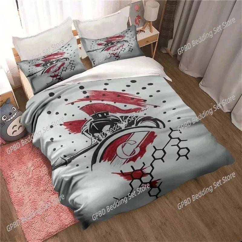 3D Print Spartak Moscow Bedding Set,Duvet Cover Comforter Bed Set Quilt Cover Pillowcase,King Queen Twin Size Boys Girls Adults