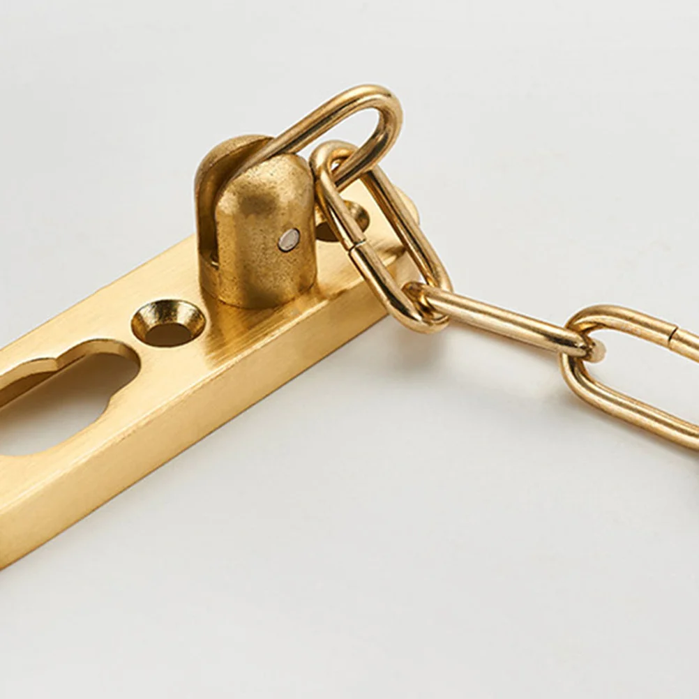 

Door Chain Security Lock Zinc Alloy Thickened Slide Bolt For Home Hotel Apartment Dormitory Silver Door Extruded Chain Metal