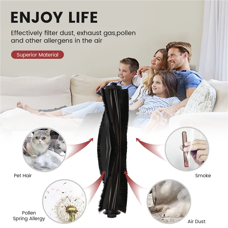 WHYY-Per Dreame D10 Plus Gen 2 RLD32GD Parti di ricambio Accessori Spazzola laterale principale Filtro Hepa Mop Sacchetto per la polvere in tessuto