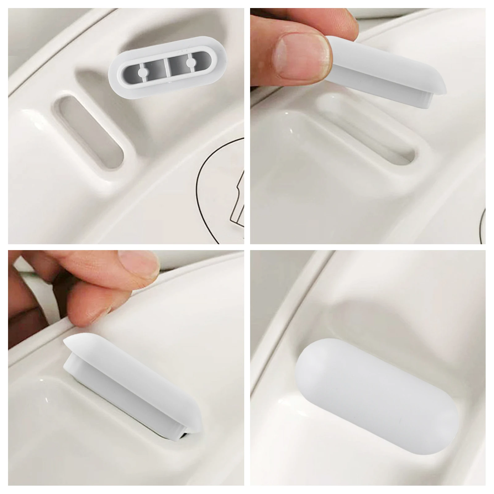 Bathroom Maintenance Cushioned Pads Bathroom Repair Effective Sound Dampening Pads Toilet Repair Enhanced Toilet Protection
