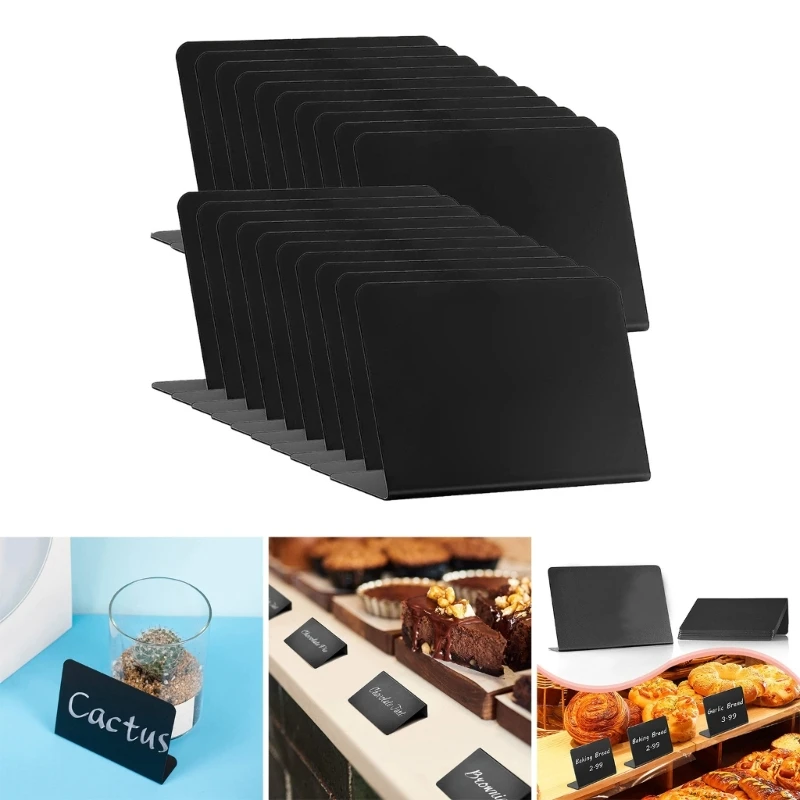 Dapat Ditulis Ulang Kecil Papan Tulis Kapur Tanda Kapur Label Mini Label Dihapus Pesan Mini Papan Tulis Tanda untuk Makanan