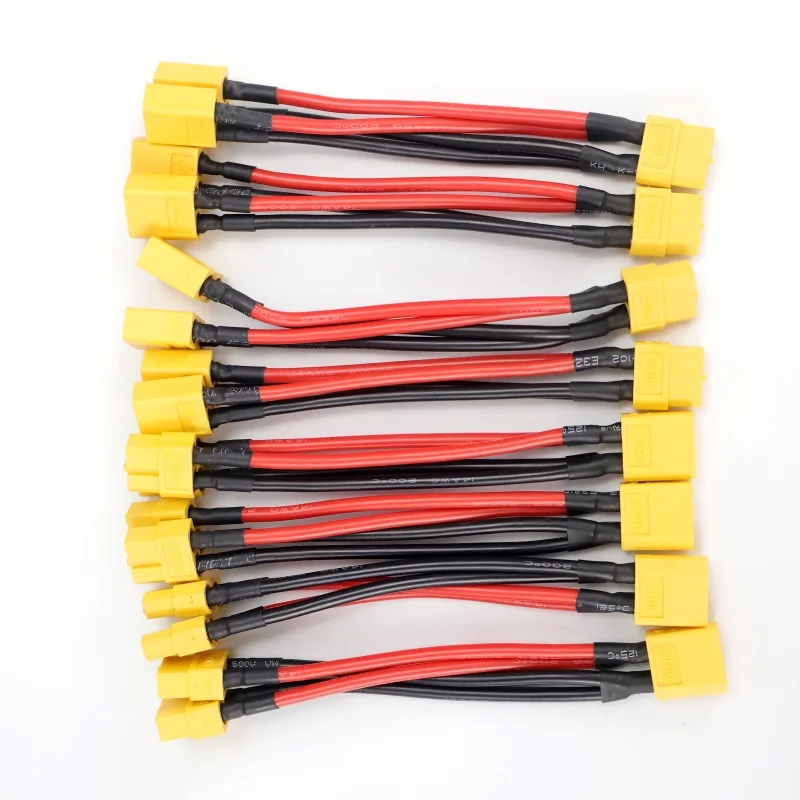 XT60 Parallel Battery Connector; Male and Female Cable Dual Extension Cord Y Splitter / RC Battery Motor with 14AWG