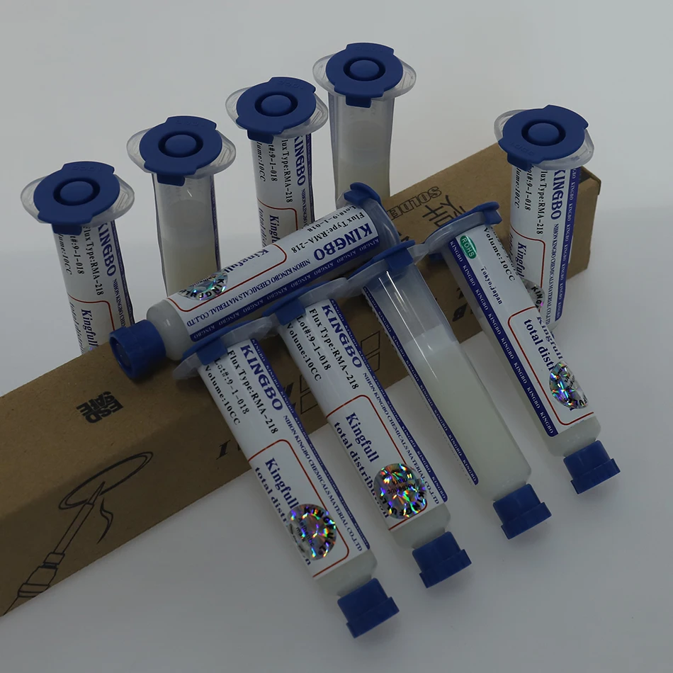 KINGBO RMA-218 No-Clean BGA Reballing Solder Ball Repair Solder Flux Paste 10CC