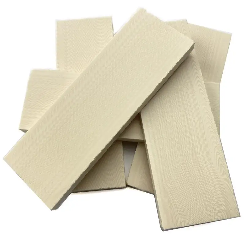 1pcs DIY Knife Handle Material Imitation Ivory Resin Mixtures for Knife Handle Patch Produce Material