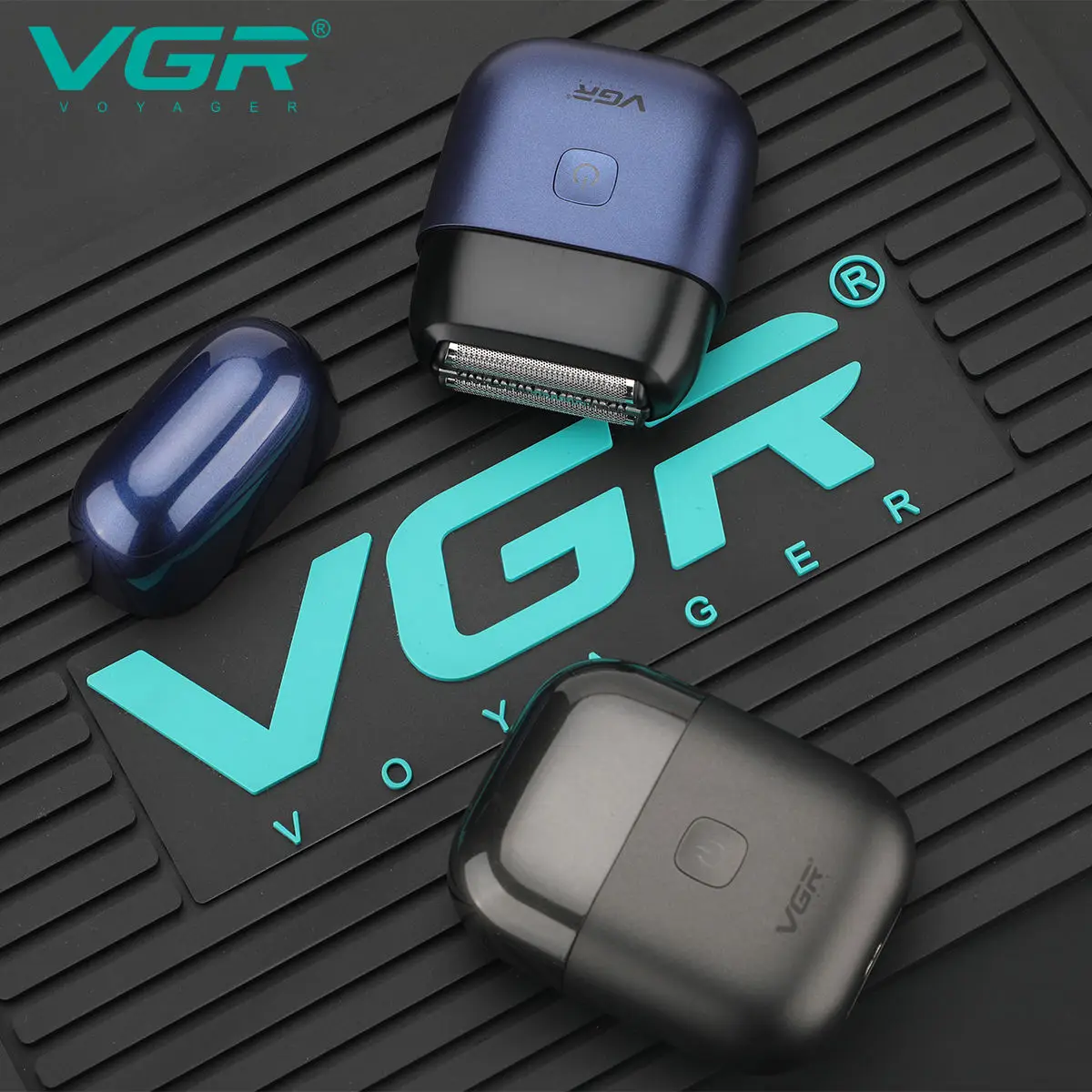 VGR 2024 ใหม่เครื่องโกนหนวดไฟฟ้าProfessionalเครื่องโกนหนวดฟอยล์IPX7 กันน้ําแบบพกพาTripleใบมีดมีดโกนสําหรับชายV-340