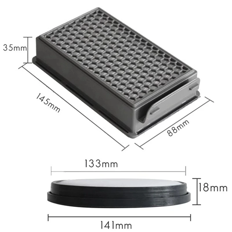 HEPAフィルター交換用ロボット掃除機部品,rowenta ro3715, ro3759, ro3798, ro3799, moulinex, teal