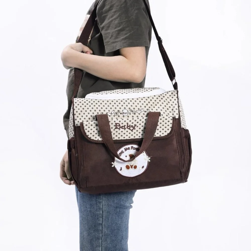 

Storage Baby Diaper Bag Multifunctional Crossbody Mommy Maternity Packs Large Capacity Canvas Baby Stuff Nappy Bags Baby Care