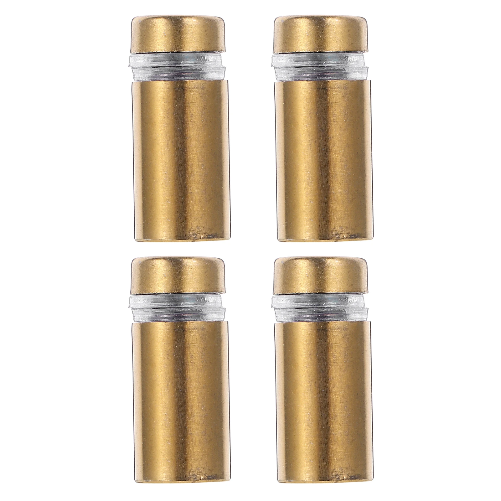 

10pcs Stainless Steel St off Screws 12x25mm Golden Hollow Nails for Glass Acrylic Mounting Hardware Wall Decor Signs