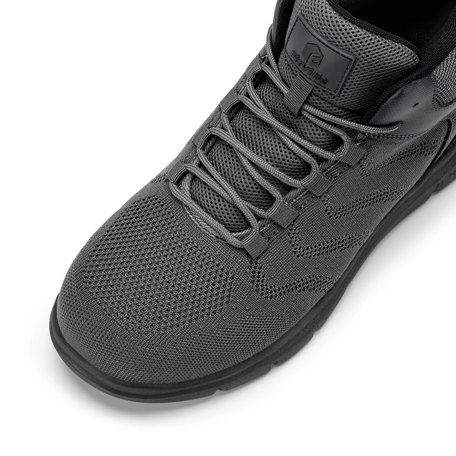 FitVille Wide Work Boots for Men Composite Indestructible Steel Toe Protect Safety Boots Anti-slip High Top Work Shoes for Men