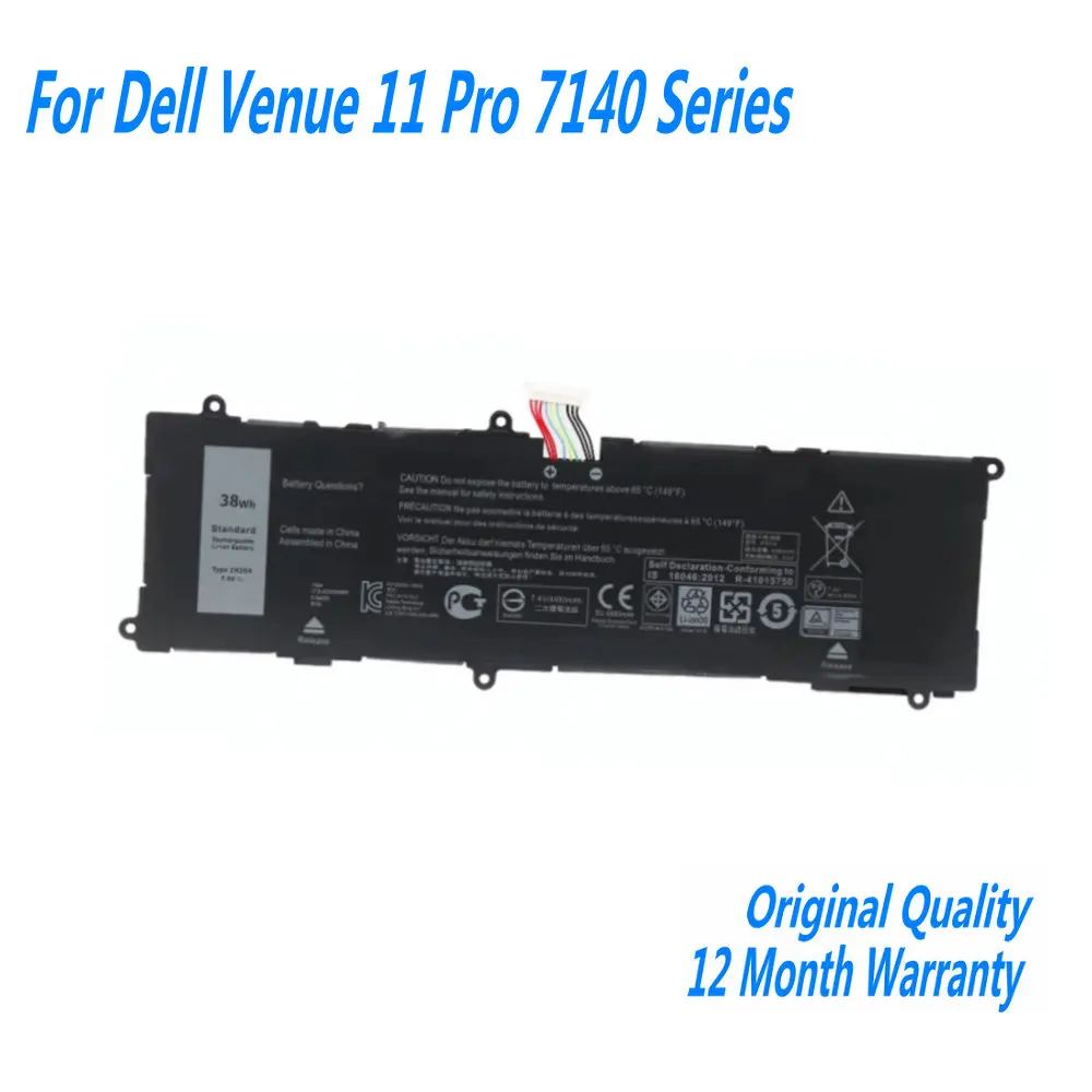 

NEW 2H2G4 Laptop Battery For Dell Venue 11 Pro 7140 Series FRC3 TXJ69 2217-2548 21CP5/63/105 7.4V 38WH