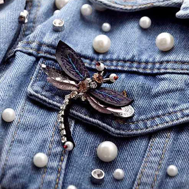 New Fashion Autumn Embroidered Denim Jacket Student Female Korean Loose Short Basic Coat Female Casual Motorcycle Jackets Tide