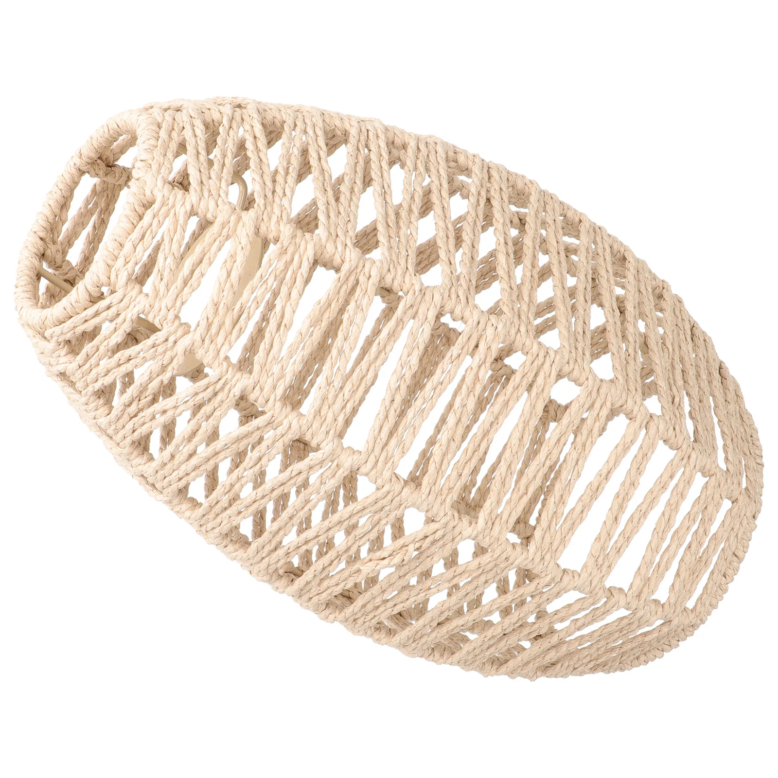 

Imitation Rattan Pendant Lampshade Stylish Ceiling Light Cover Woven Lamp Shade Exquisite Decoration for Bedroom Store