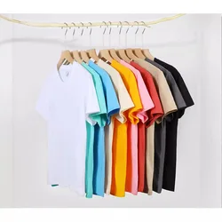 MRMT 2026 Brand New Men's T Shirt 180g Gsm Cotton For Male Solid Color Round Neck Men T-Shirt Short Sleeve Bottoming Man T Shirt