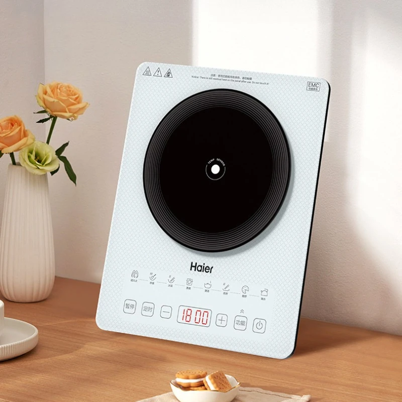 Haier Powerful Induction Cooktop Ceramic Glass Panel Household Cooking Stove for Stir Fry & Hot Pot