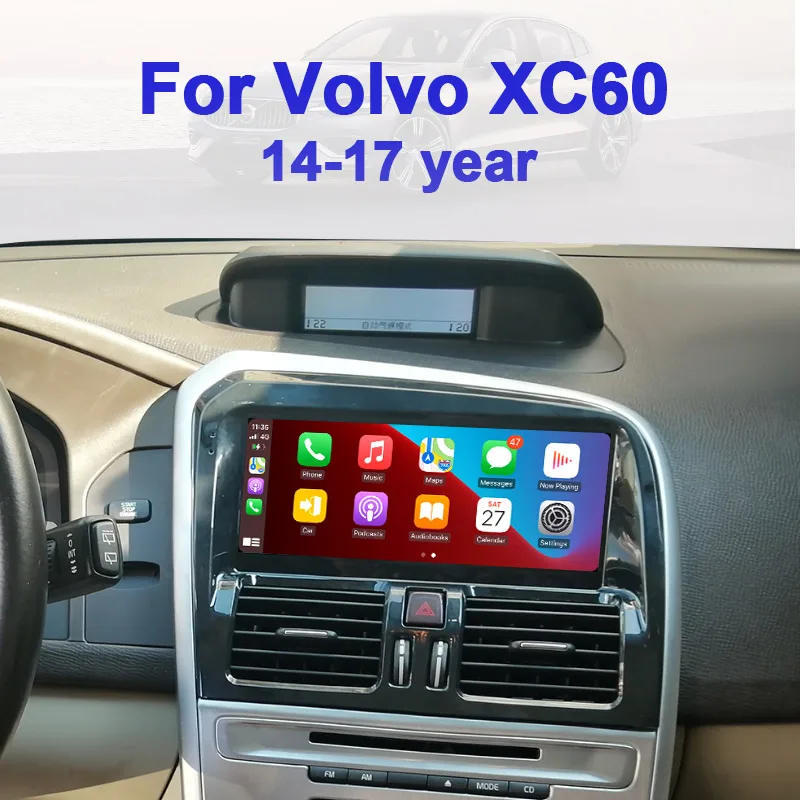 

Автомобильный радиоприемник Carplay Android 11 128G для Volvo XC60, головное устройство 2014-2017, автомобильный GPS-навигатор