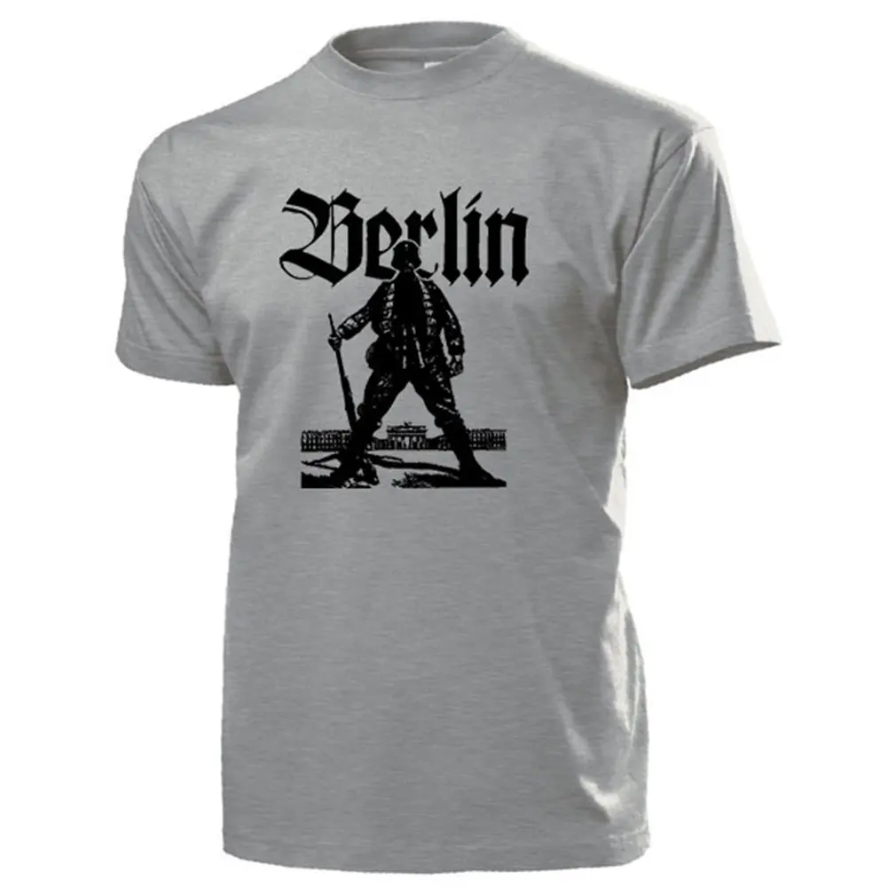 Berlin soldier imperial Germany Brandenburg Gate Freikorps steel M16 Anime Graphic T-shirts for Men Clothing Women Tees Y2K tops