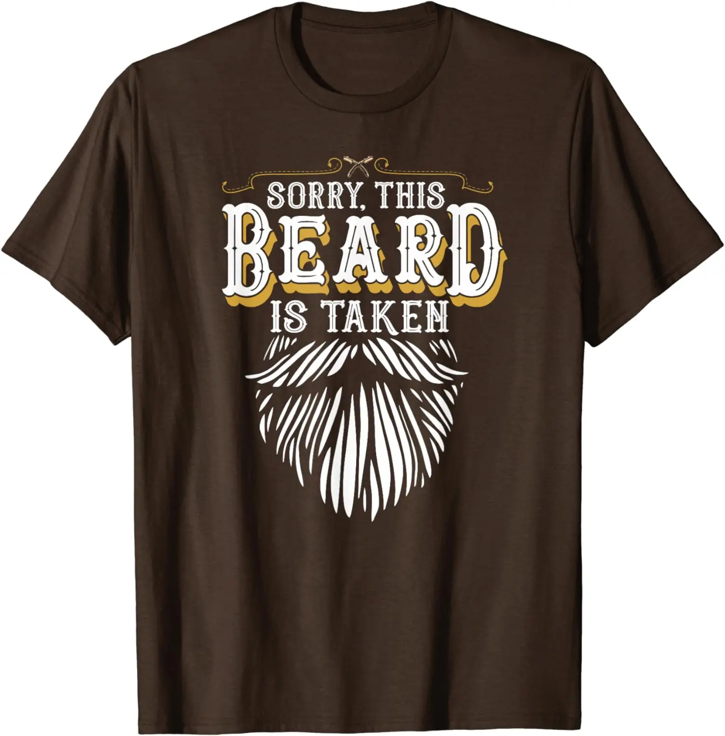 Sorry This Beard is Taken Country Retro Valentines Day Gift T-Shirt