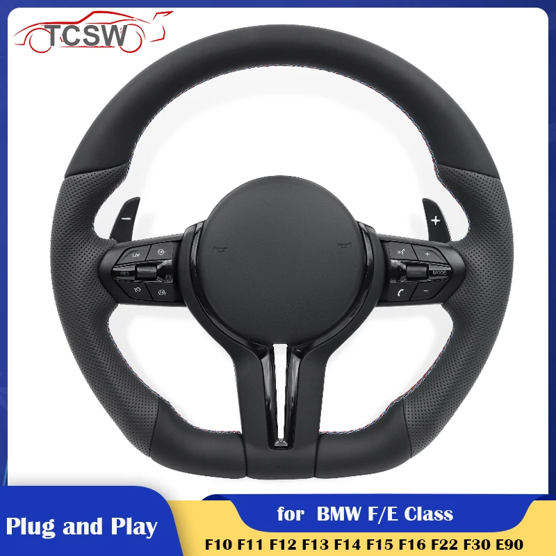 

Sport Style Car Steering Wheel for BMW M3 M6 F07 F10 F11 F18 F20 F06 F12 F13 F01 F02 F03 F30 F90 F91 F92 F93 E90 E91 E92 E93 E70
