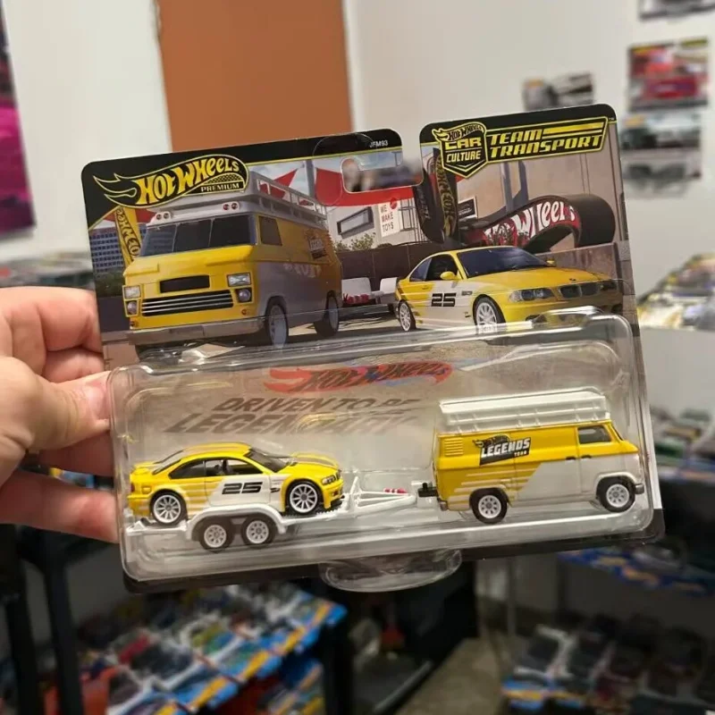 

Hot Wheels Legends Tour Team Transport 2025 - Bmw M3 And Hw Rally Hauler 1:64 Scale Premium Diecast Collectible Vehicle