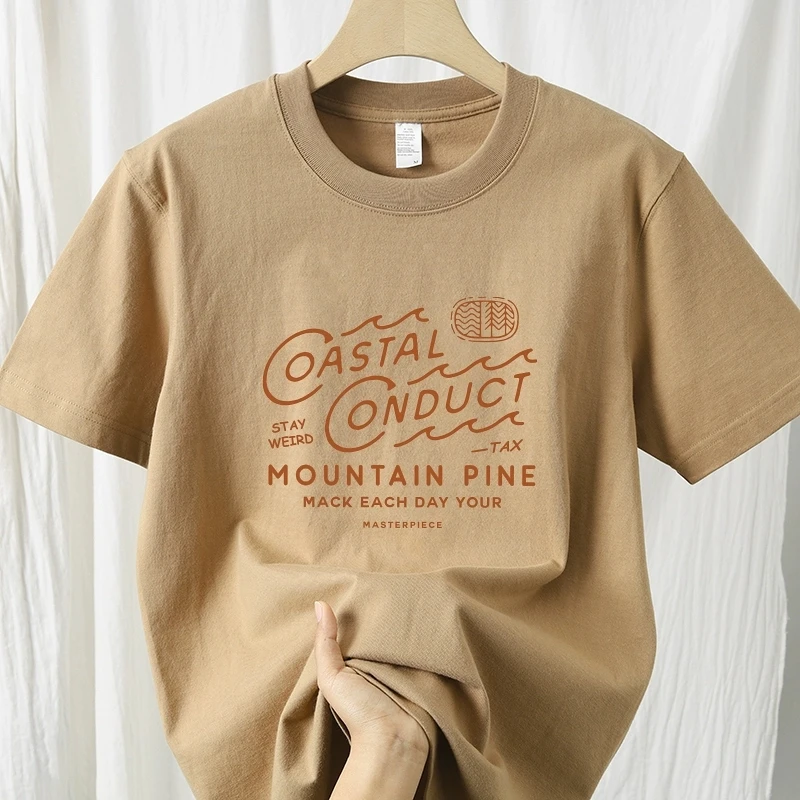 

Мужская хлопковая футболка свободного кроя в американском стиле с принтом, повседневный топ с коротким рукавом для молодежи, на все сезоны, с круглым вырезом, большие размеры