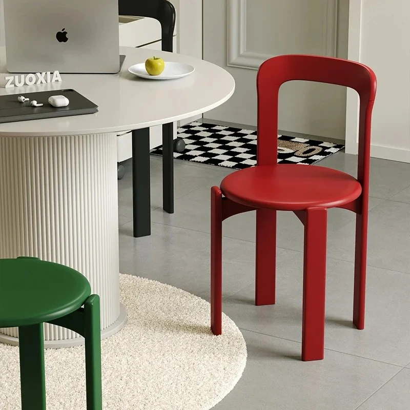 

ZRey Chair Nordic Dining Chairs Dresser Living Retro Living Room Home Modern Celebrity Sillas De Comedor Medieval Simple ChairZ