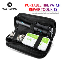 WEST BIKING Portable Bicycle Repair Kits Bag Multifunction Tools MTB Road Bike Cycling Equipment Wrench Bike Repair Tool Sets