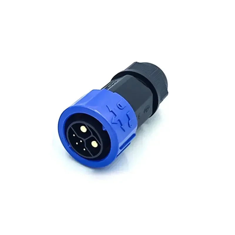50A 2+4 Charging Plug Waterproof M23 E-Bike Lithium Battery Male Female Connector Outdoor Electric Vehicle Charging Port Adapter