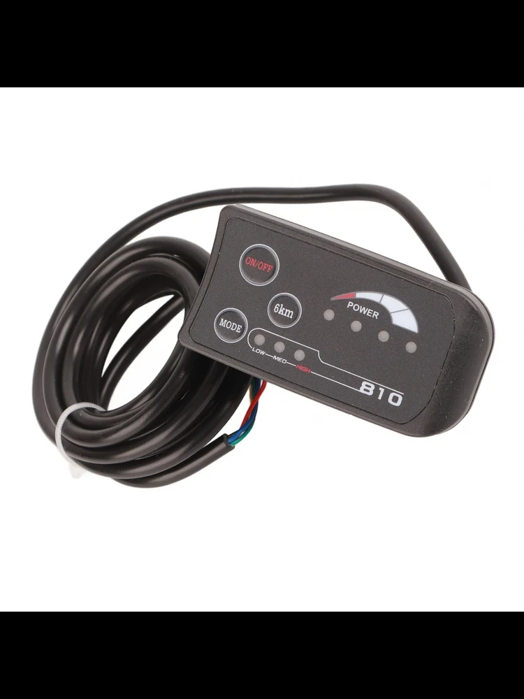 AliExpress Electric Bicycle 810 LED Display Controller Instrument With 5 Wire Cable Control Panel LCD Display Panel Controller Accessories