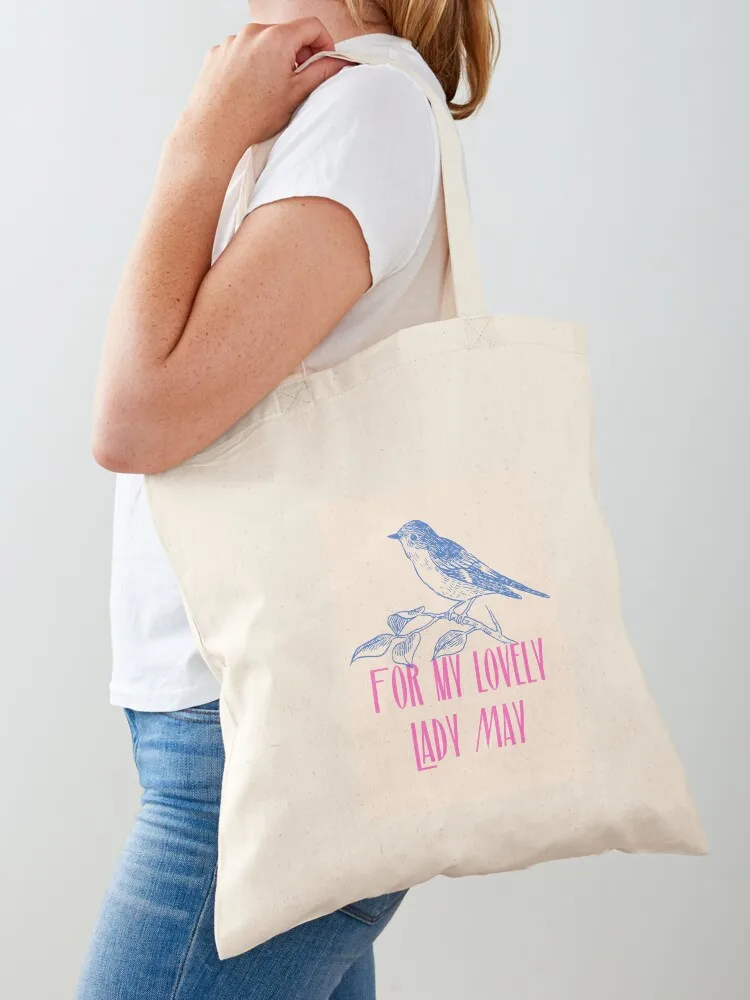 

tyler childers lady may lyrics Tote Bag Women's shopping bag canvas tote bags Shopper Beach bag